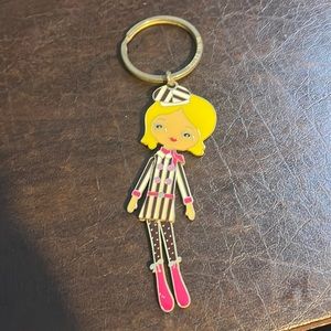 Henri Bendel girl keychain RARE